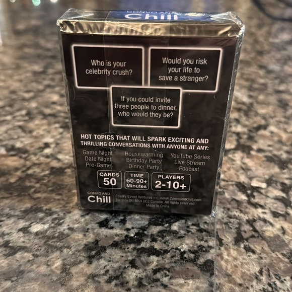 Convo And Chill conversation card deck NIB - Picture 2 of 2